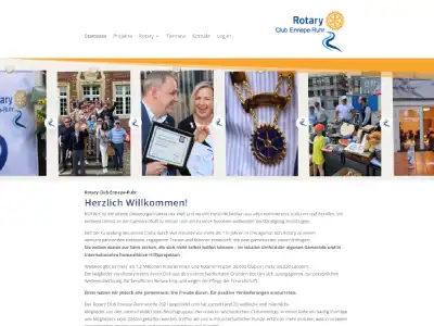 Sreenshot der Webseite: Rotary Club Ennepe Ruhr